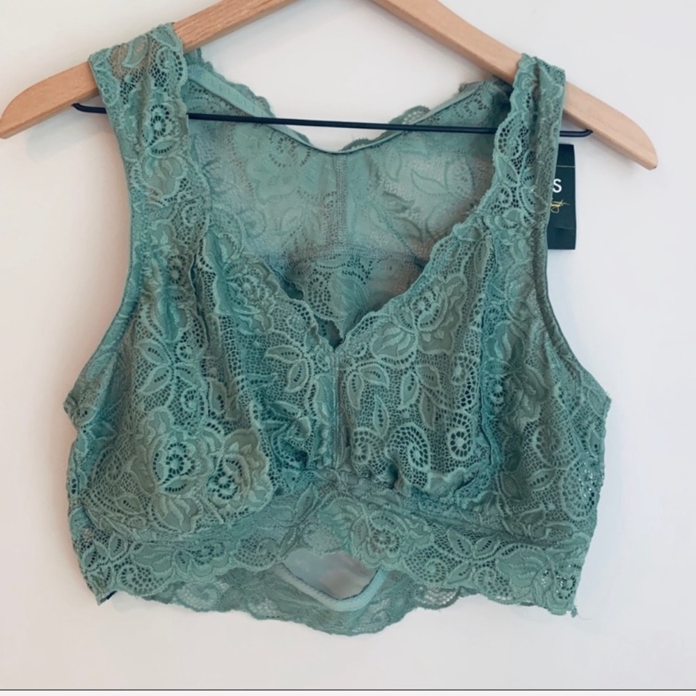 NWT ABS Sage Lace Bralette